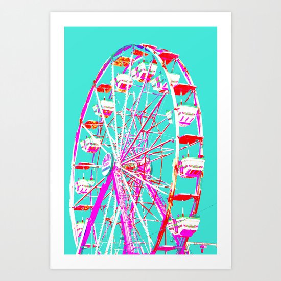 Pop Art Wheel Art Print