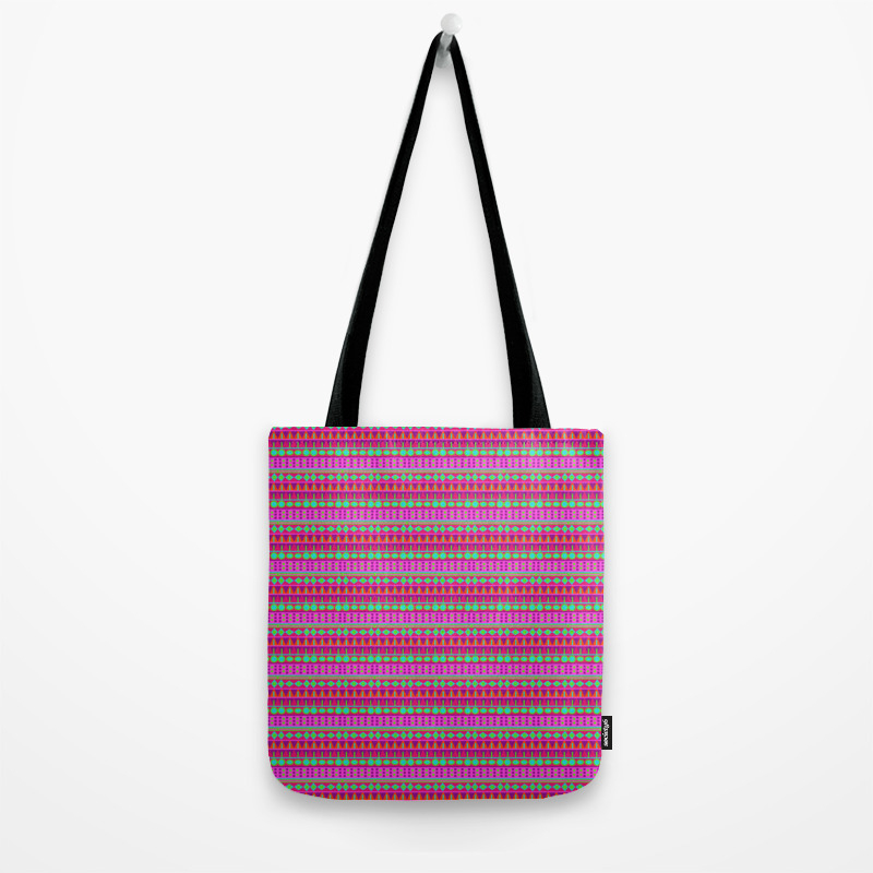 fuchsia tote bag