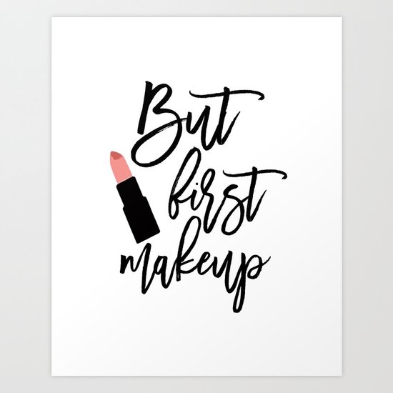 #55 Typography Print A4 Bedroom Quote Gift Home Makeup Motivational Fashion Love 