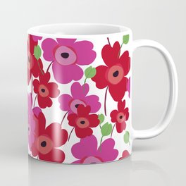 Graphic flowers:Royal red Coffee Mug