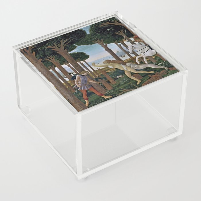 Botticelli - The Story of Nastagio degli Onesti I Acrylic Box