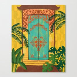 Bali Traditional Door Canvas Print