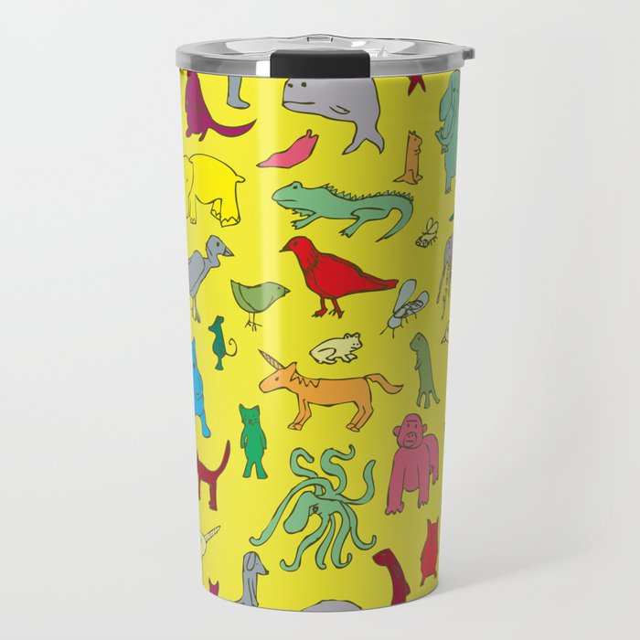 alphabet animals Travel Mug