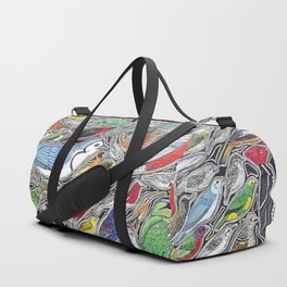 Toucans, parrots and tropical birds of Costa Rica Duffle Bag