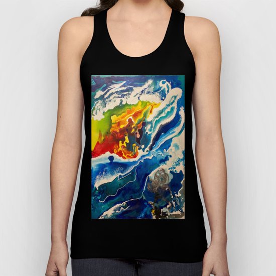 Deep Sea Rainbow Unisex Tank Top