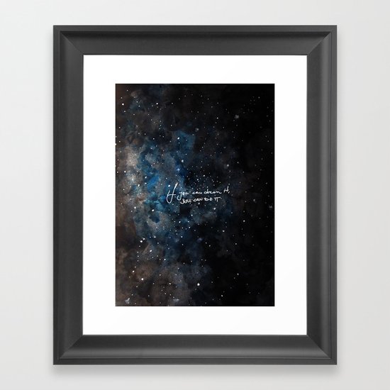 You can do it Framed Art Print