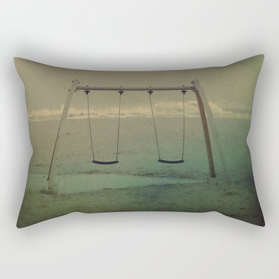 Forgotten swings Rectangular Pillow