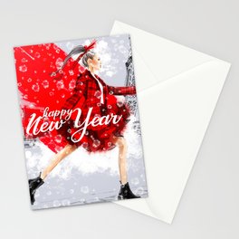 happy new year Stationery Cards