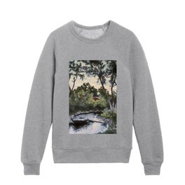 Hidden House by the River Kids Crewneck
