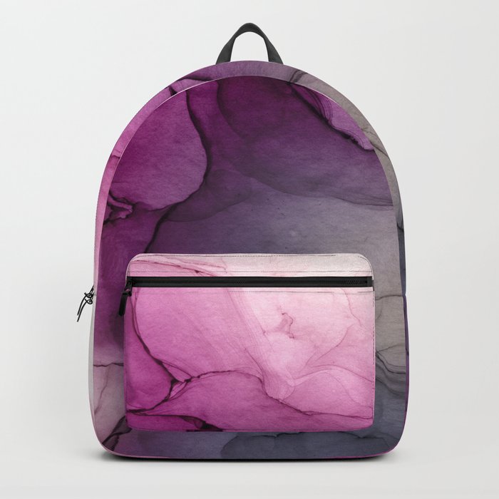 Enchanted 3 - abstract alcohol inks marble Backpack