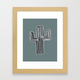 Mint Cactus  Framed Art Print
