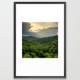 Missouri Ozark Mountains Overlooking Table Rock Lake Framed Art Print