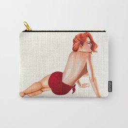Vintage Pinup Girl Carry-All Pouch