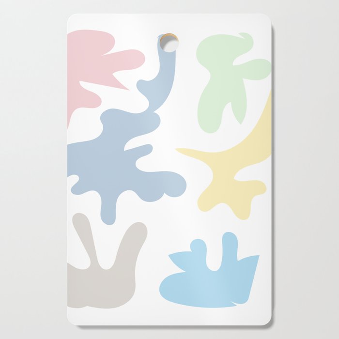 8  Abstract Shapes Pastel Background 220729 Valourine Design Cutting Board