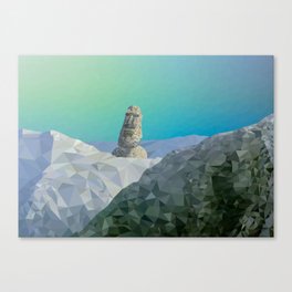 This is Not Easter Island Canvas Print