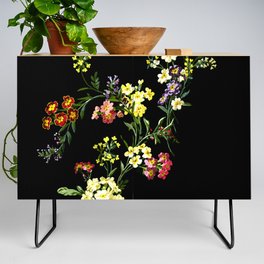 Flowers from Saint Germain from 1986 Credenza