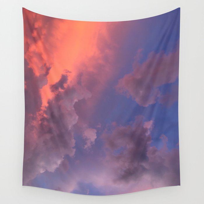 Crazy Colored Sky  Wall Tapestry