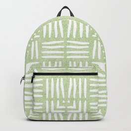 Velvety Tribal Weave Reverse in Lime Green Backpack | Macrame, Cool, Summery, Towelling, Lace, Pastel, Coordinates, Velvety, Graphicdesign, Gossamer 