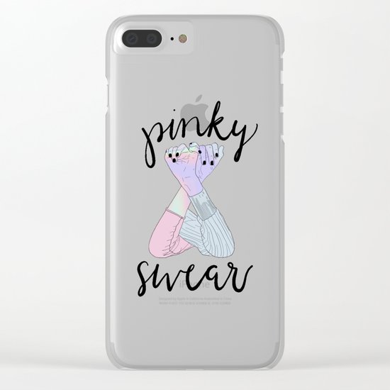 Pinky Swear Clear iPhone Case