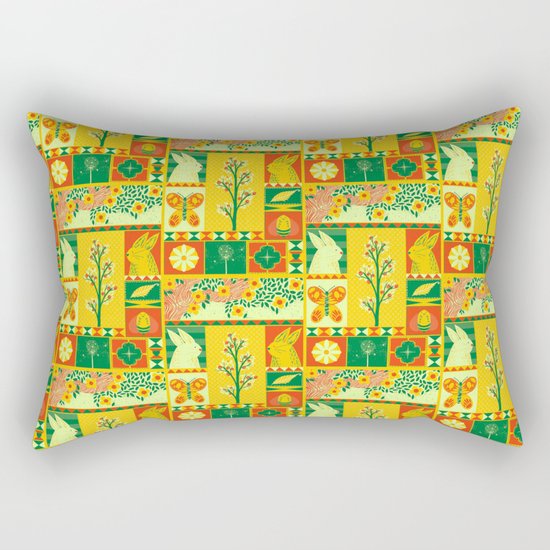 Spring Square Rectangular Pillow