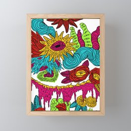 Love colors #powerfull  Framed Mini Art Print