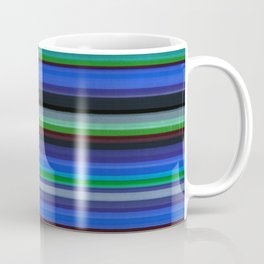 Colored Lines - Blue "Paper drawings / paintings" Coffee Mug