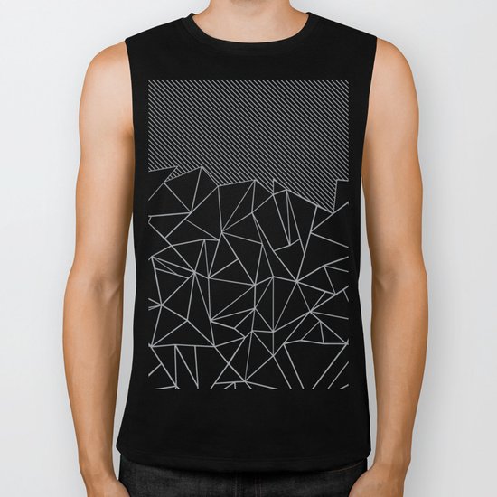 Ab Linear Grey Biker Tank