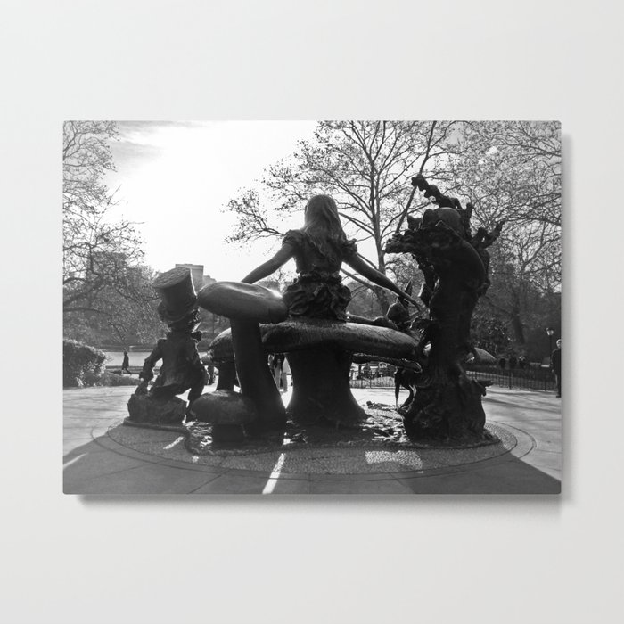 'Alice in Central Park' Metal Print