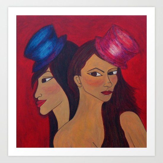 Show Girls Art Print