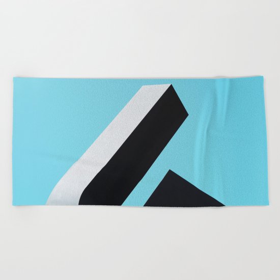 Abstract Architecture Beach Towel