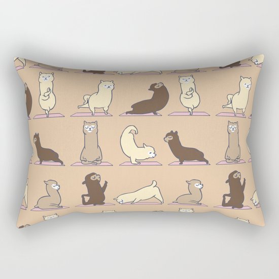 ALPACA YOGA Rectangular Pillow