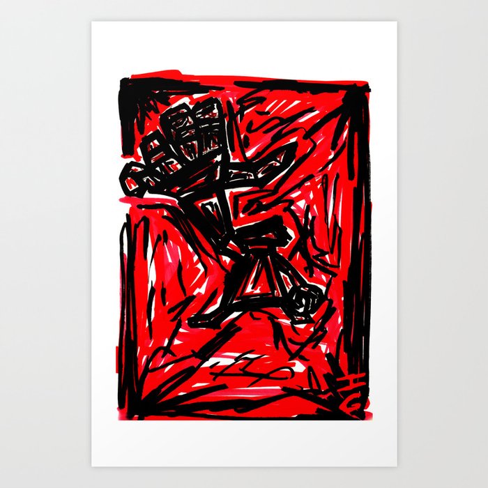 Red Duce Art Print