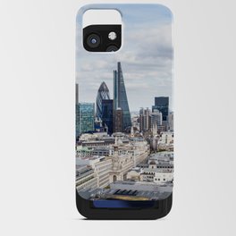 Great Britain Photography - Tall Skyscrapers Right Beneath The Clouds iPhone Card Case
