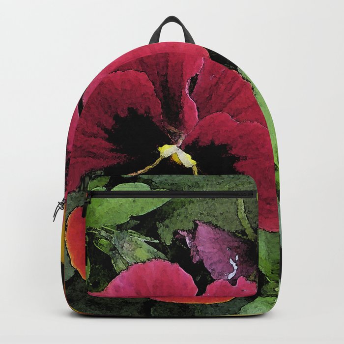 Pretty Pansies Backpack