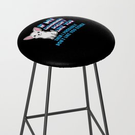 Design for dog lover and Chihuahua dog owner Bar Stool
