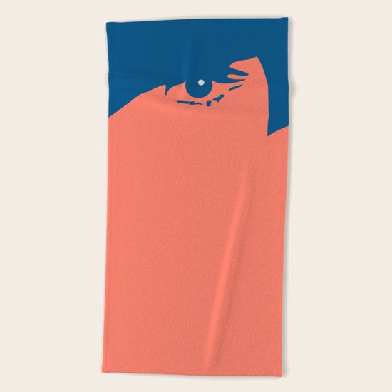 Watching You Beach Towel