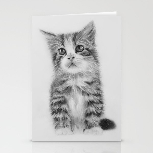 kitty kat Stationery Cards