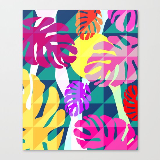 Tropical view II Canvas Print