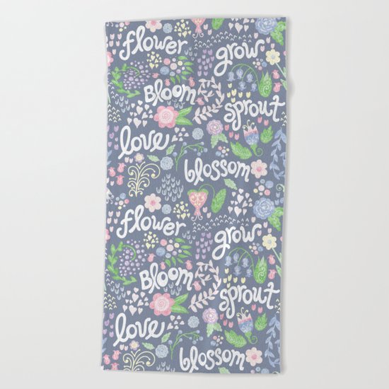 How Does Your Garden Grow Beach Towel
