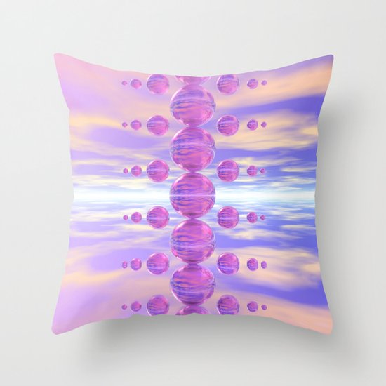 Fantasy Totem Throw Pillow