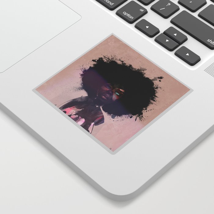 Afro Funk Sticker