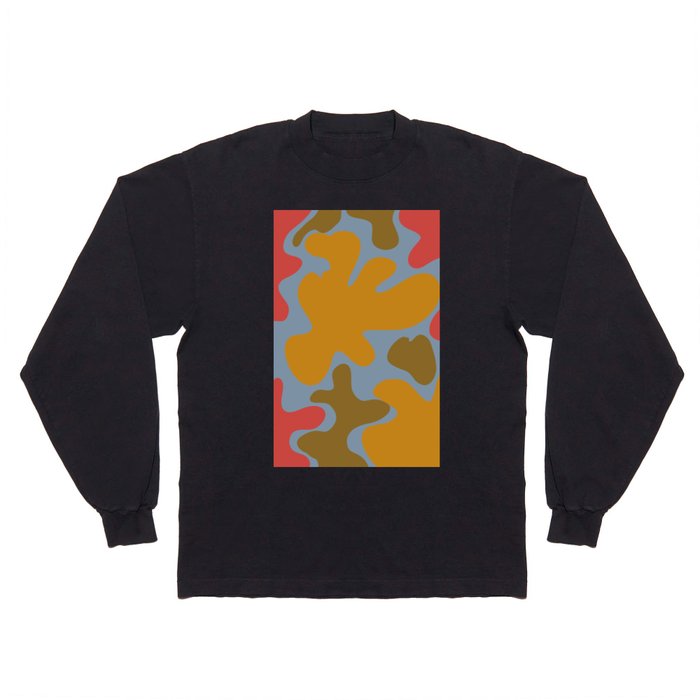 3 Abstract Shapes 220725 Valourine Digital Design Long Sleeve T Shirt