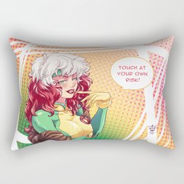 Touch at your own risk Rectangular Pillow