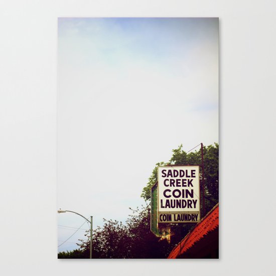 Saddle Creek Coin Laundry Canvas Print