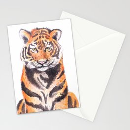 Watercolor Tiger Stationery Cards