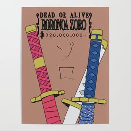 One piece Zoro Poster