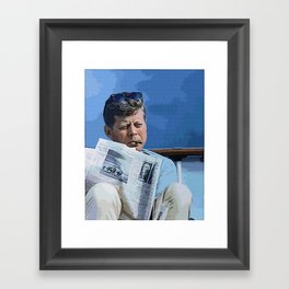 JFK Framed Art Print