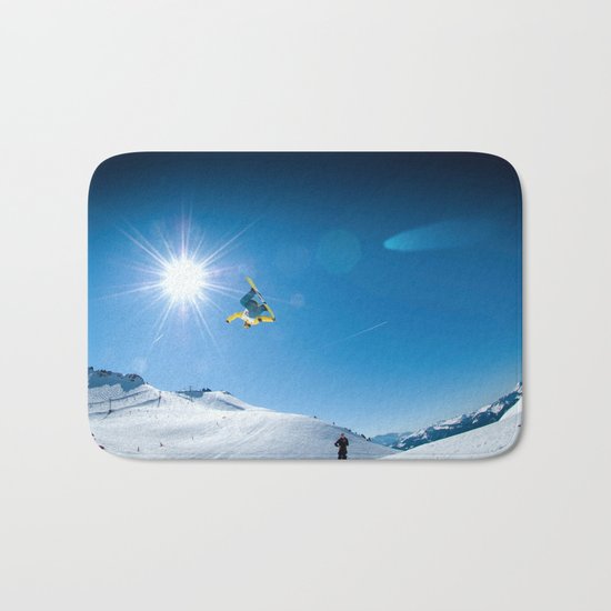 Snow time Bath Mat