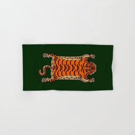 TIBETAN TIGER RUG-green Hand & Bath Towel