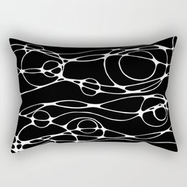 Abstract Bubbles & Suds Rectangular Pillow